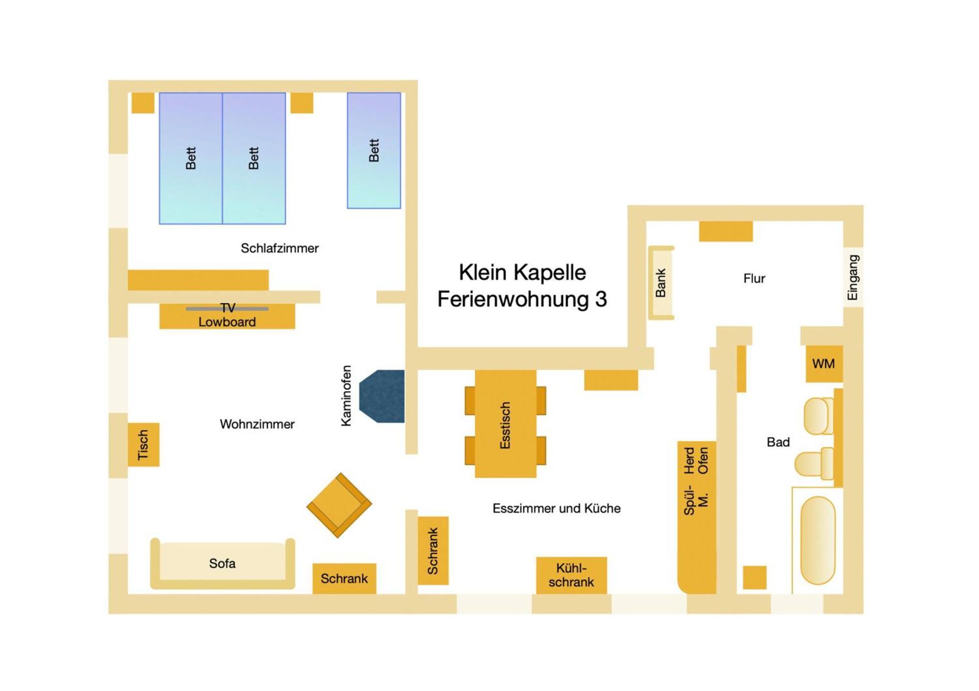 Apartment Klein Kapelle